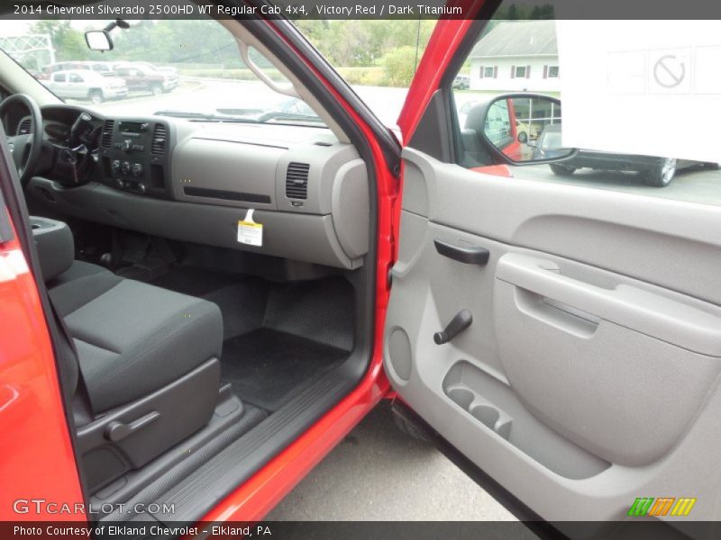 Victory Red / Dark Titanium 2014 Chevrolet Silverado 2500HD WT Regular Cab 4x4