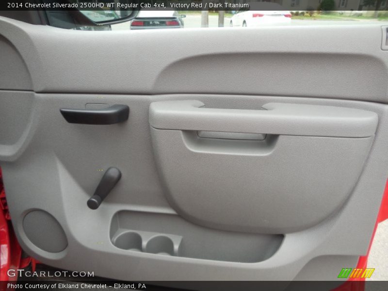 Victory Red / Dark Titanium 2014 Chevrolet Silverado 2500HD WT Regular Cab 4x4