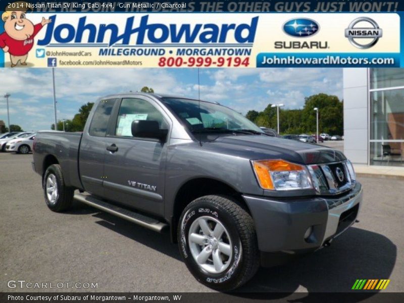Gun Metallic / Charcoal 2014 Nissan Titan SV King Cab 4x4