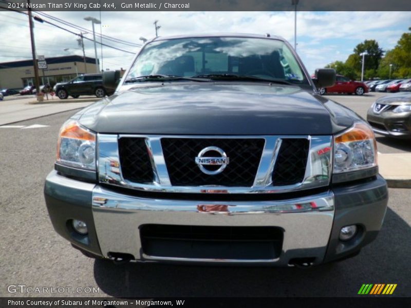 Gun Metallic / Charcoal 2014 Nissan Titan SV King Cab 4x4
