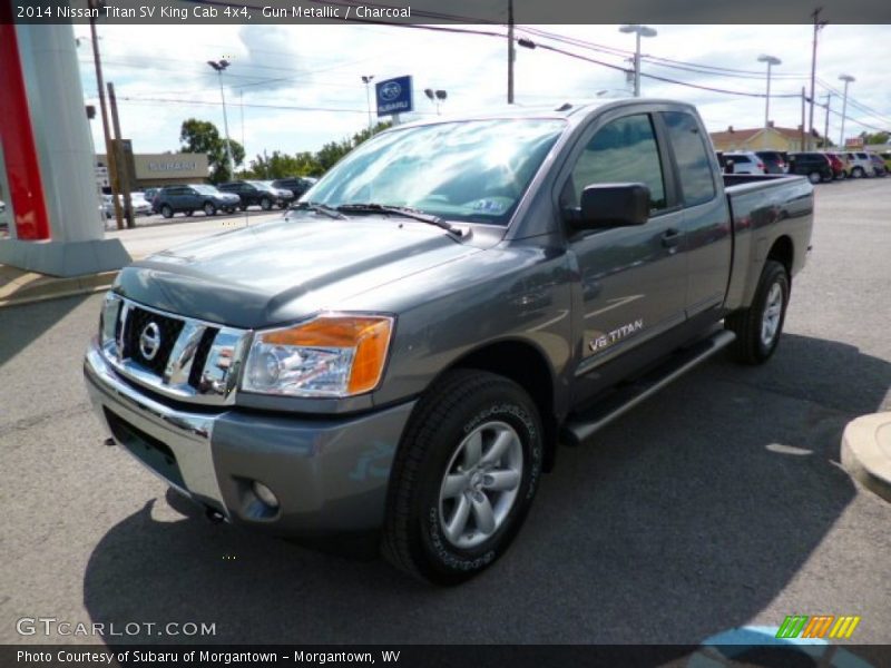 Gun Metallic / Charcoal 2014 Nissan Titan SV King Cab 4x4