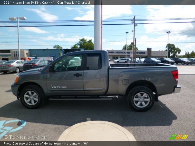 Gun Metallic / Charcoal 2014 Nissan Titan SV King Cab 4x4