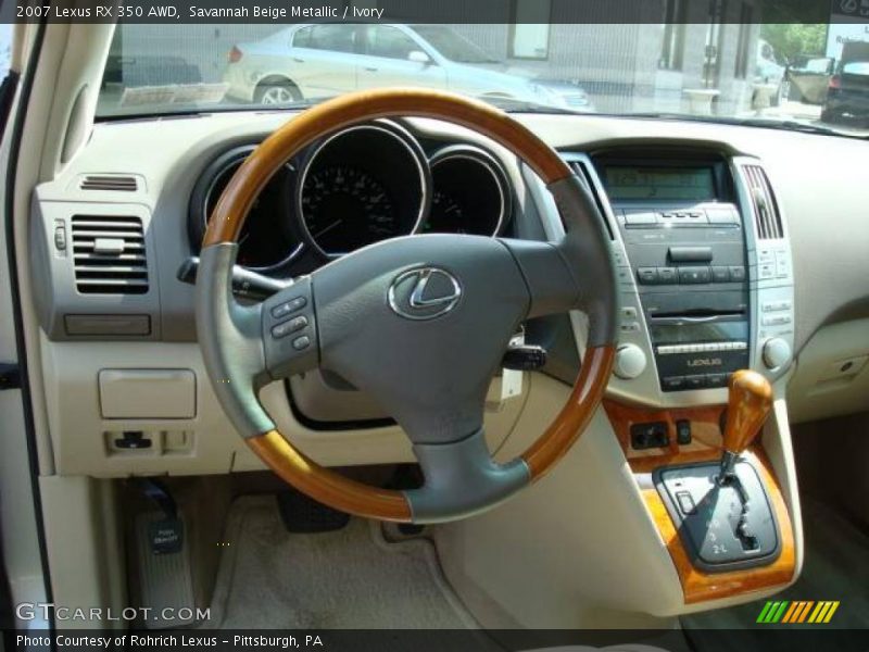 Savannah Beige Metallic / Ivory 2007 Lexus RX 350 AWD