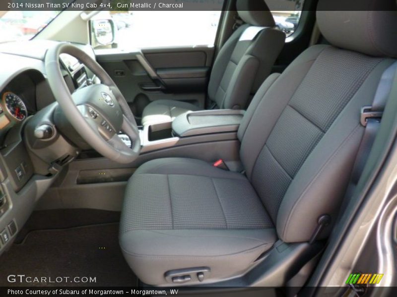 Front Seat of 2014 Titan SV King Cab 4x4