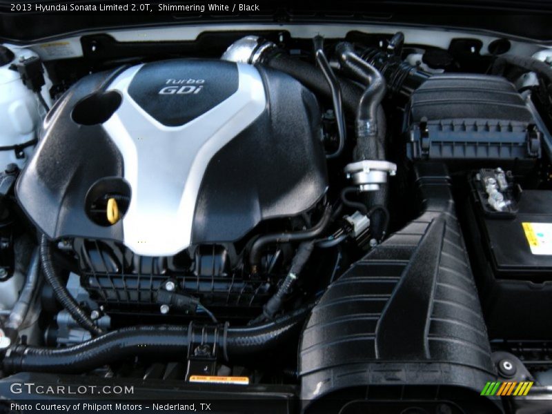Shimmering White / Black 2013 Hyundai Sonata Limited 2.0T