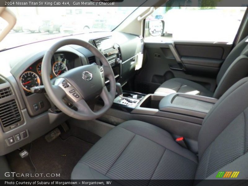 Gun Metallic / Charcoal 2014 Nissan Titan SV King Cab 4x4