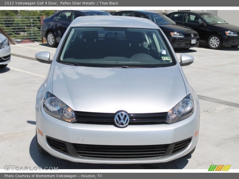 Reflex Silver Metallic / Titan Black 2013 Volkswagen Golf 4 Door