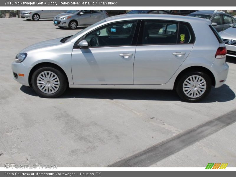 Reflex Silver Metallic / Titan Black 2013 Volkswagen Golf 4 Door