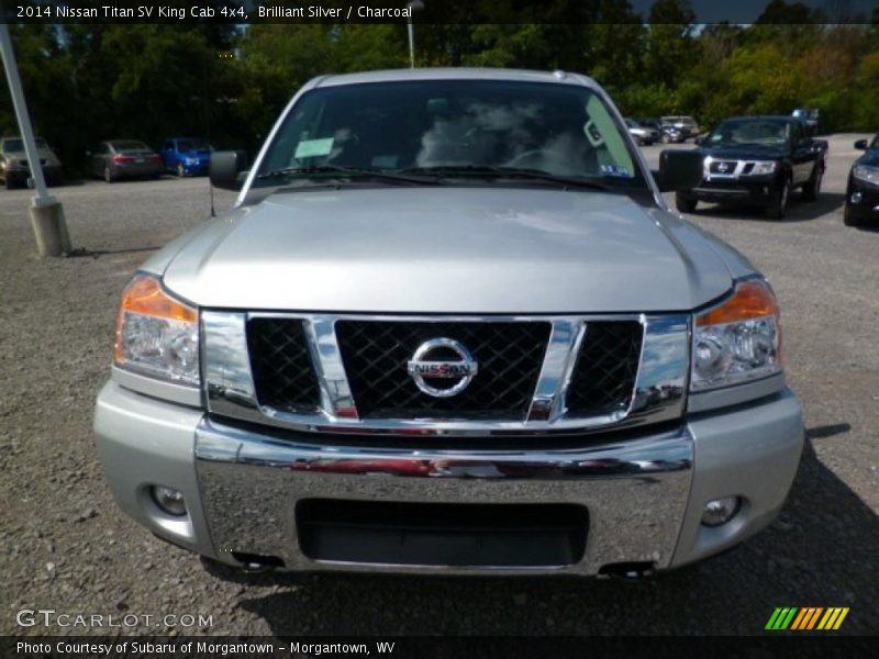 Brilliant Silver / Charcoal 2014 Nissan Titan SV King Cab 4x4