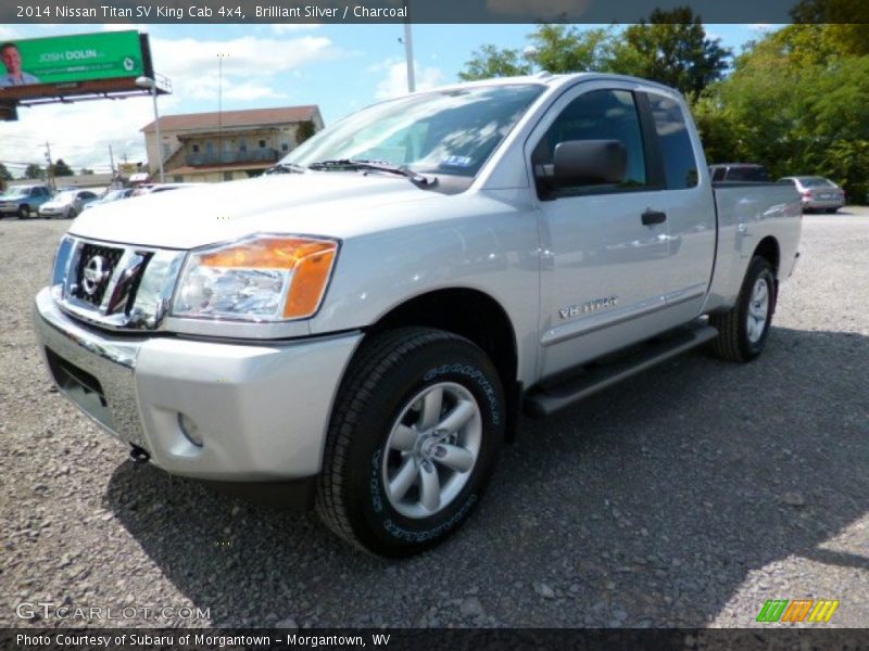 Brilliant Silver / Charcoal 2014 Nissan Titan SV King Cab 4x4