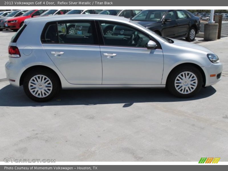 Reflex Silver Metallic / Titan Black 2013 Volkswagen Golf 4 Door