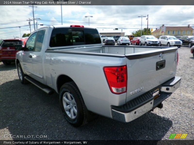 Brilliant Silver / Charcoal 2014 Nissan Titan SV King Cab 4x4