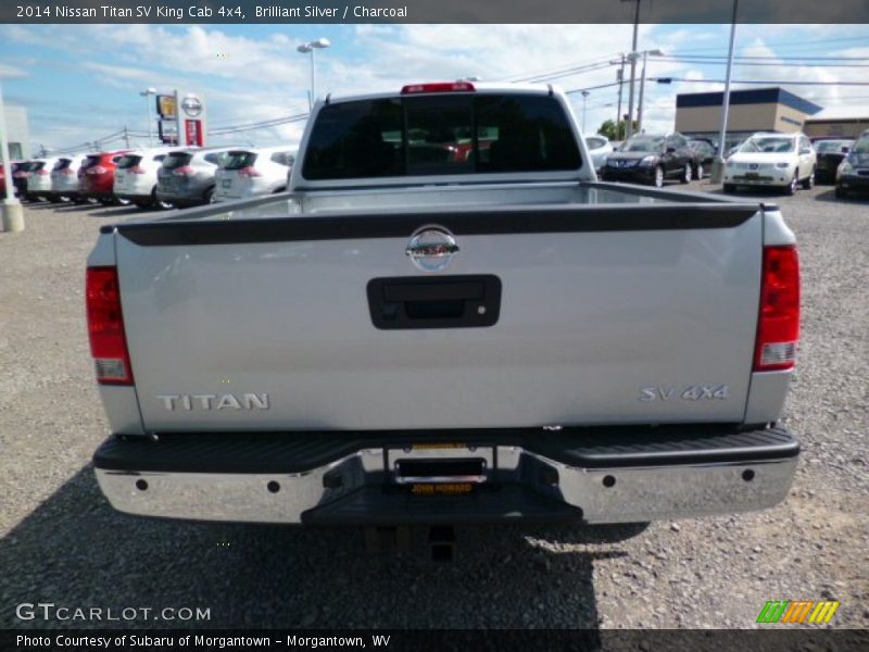 Brilliant Silver / Charcoal 2014 Nissan Titan SV King Cab 4x4