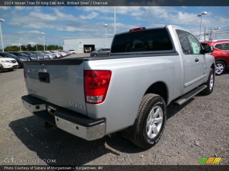 Brilliant Silver / Charcoal 2014 Nissan Titan SV King Cab 4x4
