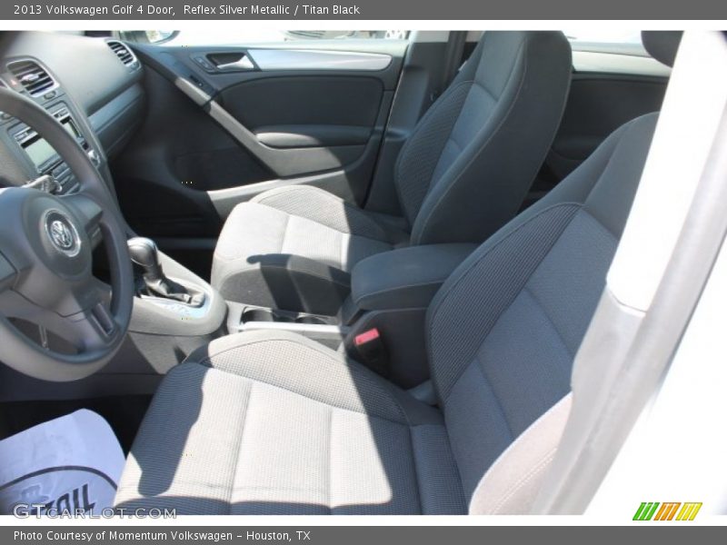 Reflex Silver Metallic / Titan Black 2013 Volkswagen Golf 4 Door