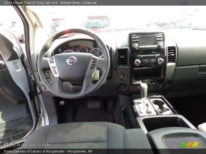 Brilliant Silver / Charcoal 2014 Nissan Titan SV King Cab 4x4