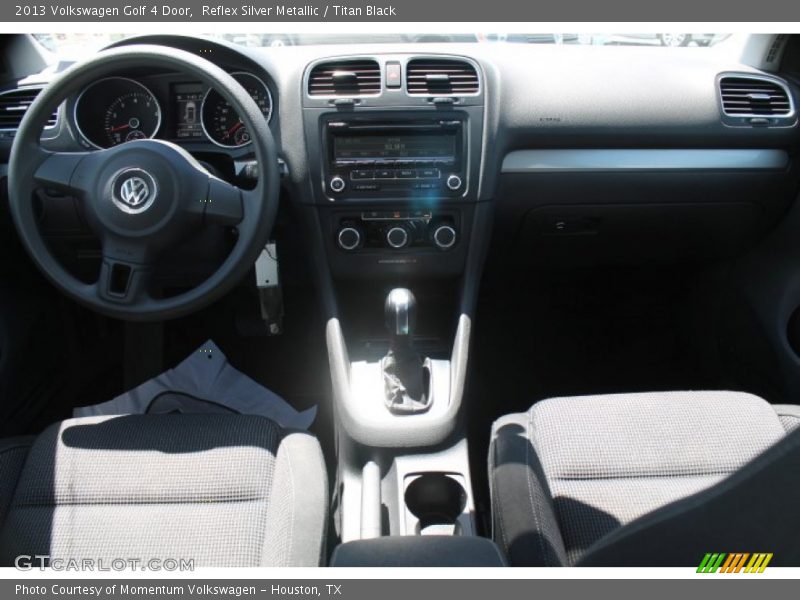 Reflex Silver Metallic / Titan Black 2013 Volkswagen Golf 4 Door