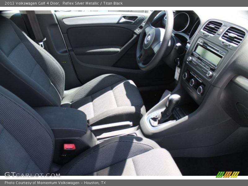 Reflex Silver Metallic / Titan Black 2013 Volkswagen Golf 4 Door