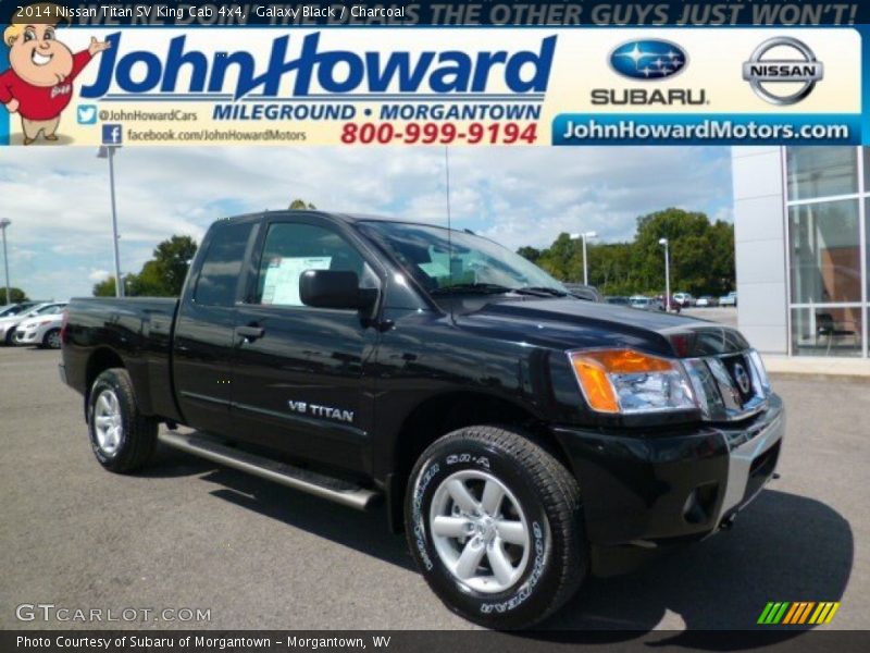 Galaxy Black / Charcoal 2014 Nissan Titan SV King Cab 4x4