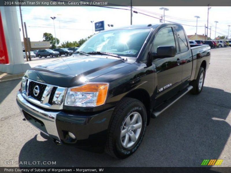 Galaxy Black / Charcoal 2014 Nissan Titan SV King Cab 4x4