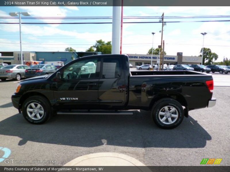 Galaxy Black / Charcoal 2014 Nissan Titan SV King Cab 4x4