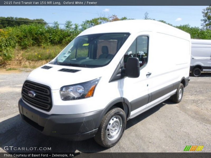 Front 3/4 View of 2015 Transit Van 150 MR Long