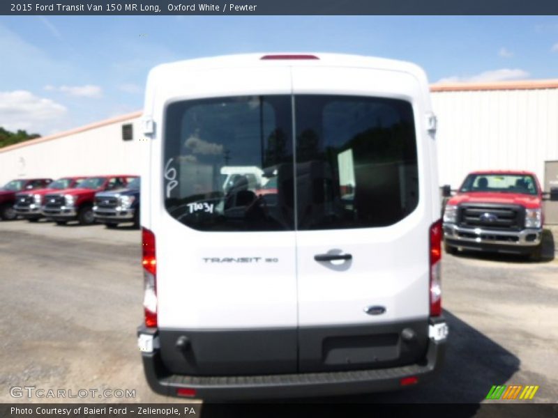 Oxford White / Pewter 2015 Ford Transit Van 150 MR Long