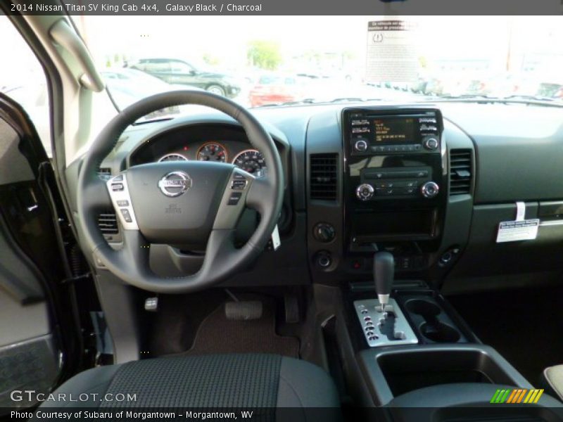 Galaxy Black / Charcoal 2014 Nissan Titan SV King Cab 4x4