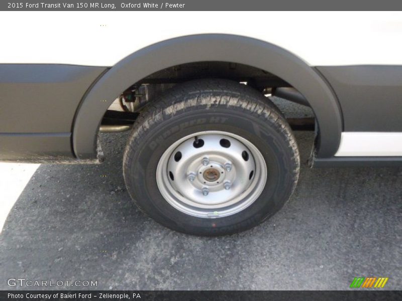 Oxford White / Pewter 2015 Ford Transit Van 150 MR Long