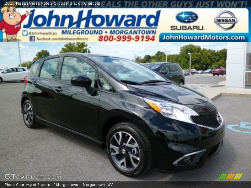 Super Black / Charcoal 2015 Nissan Versa Note SR