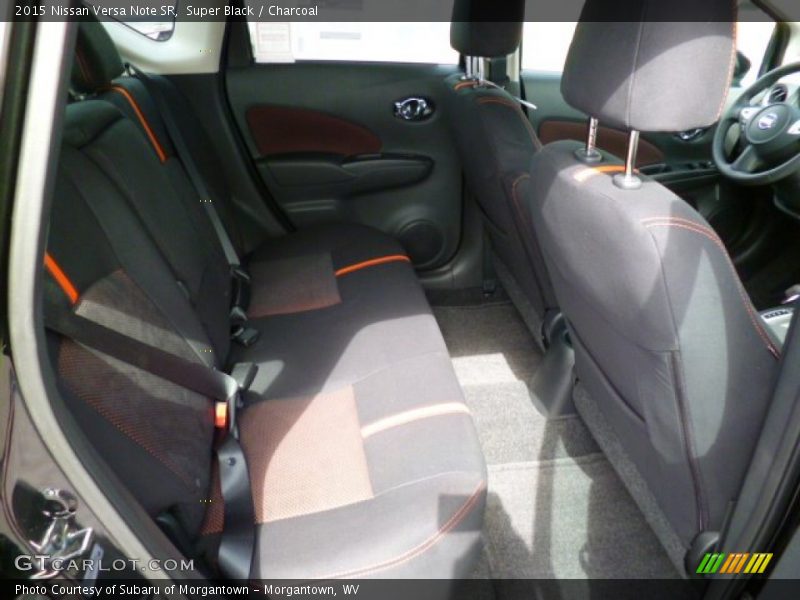 Rear Seat of 2015 Versa Note SR