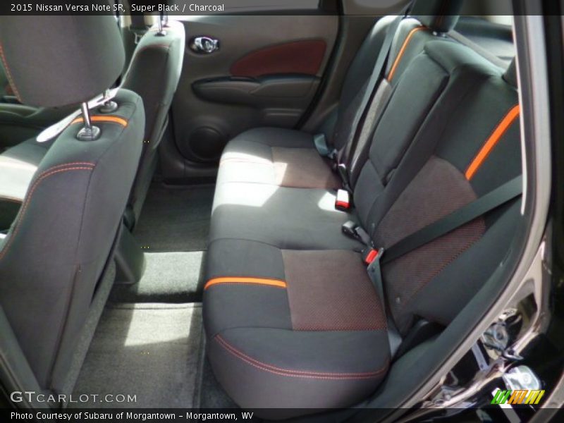 Rear Seat of 2015 Versa Note SR