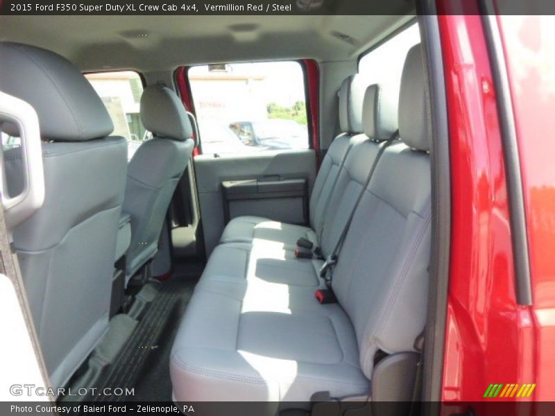 Vermillion Red / Steel 2015 Ford F350 Super Duty XL Crew Cab 4x4