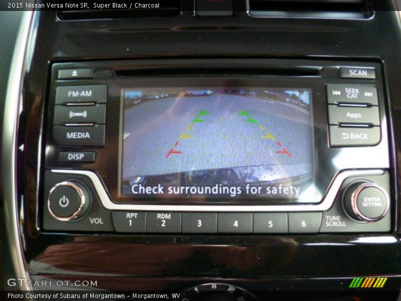 Controls of 2015 Versa Note SR