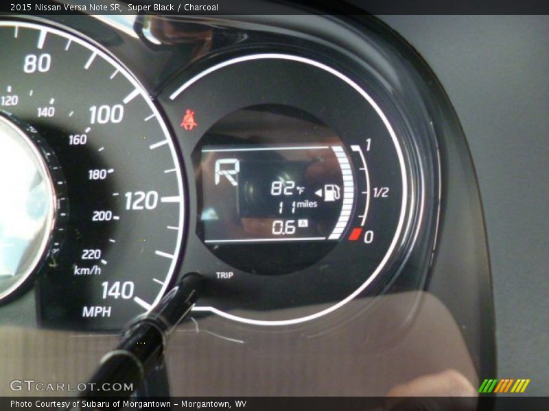 Super Black / Charcoal 2015 Nissan Versa Note SR