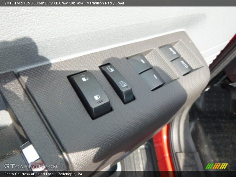 Vermillion Red / Steel 2015 Ford F350 Super Duty XL Crew Cab 4x4