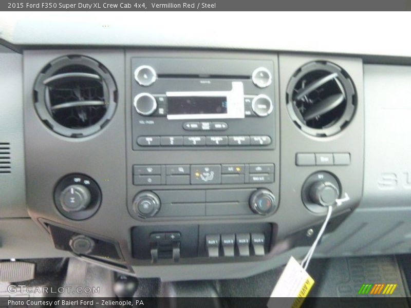 Vermillion Red / Steel 2015 Ford F350 Super Duty XL Crew Cab 4x4