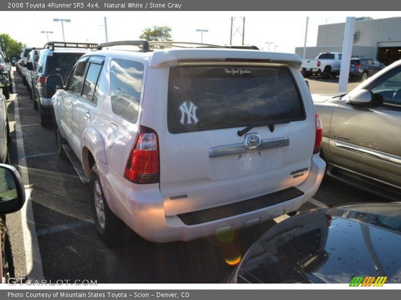 Natural White / Stone Gray 2008 Toyota 4Runner SR5 4x4