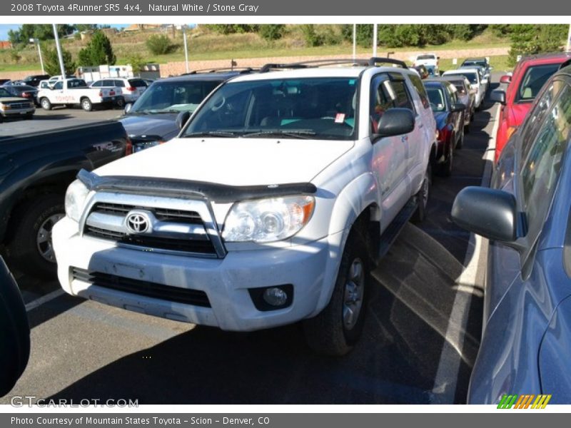 Natural White / Stone Gray 2008 Toyota 4Runner SR5 4x4