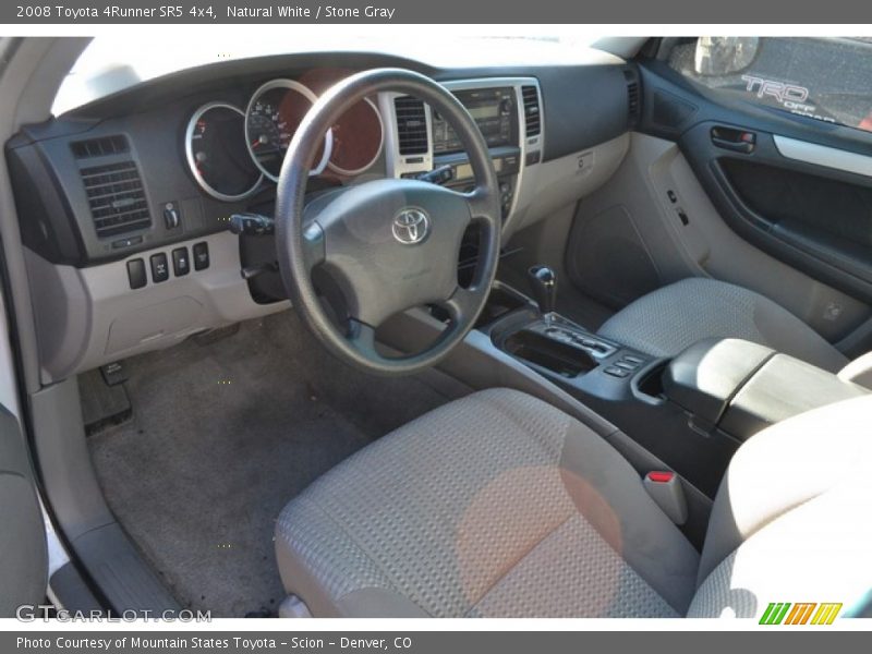 Natural White / Stone Gray 2008 Toyota 4Runner SR5 4x4