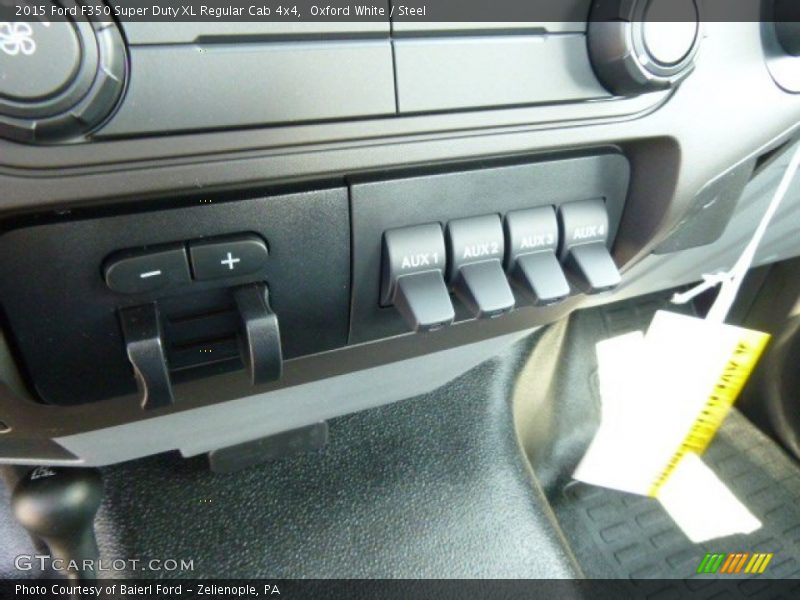 Oxford White / Steel 2015 Ford F350 Super Duty XL Regular Cab 4x4