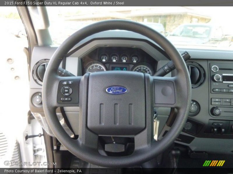 Oxford White / Steel 2015 Ford F350 Super Duty XL Regular Cab 4x4