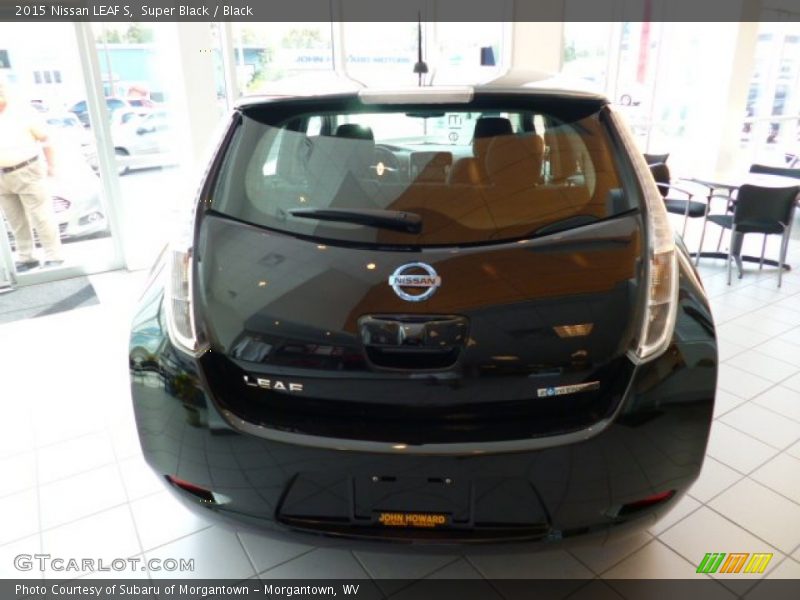 Super Black / Black 2015 Nissan LEAF S
