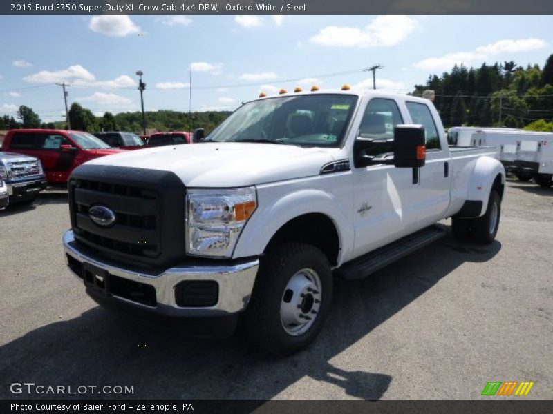Oxford White / Steel 2015 Ford F350 Super Duty XL Crew Cab 4x4 DRW