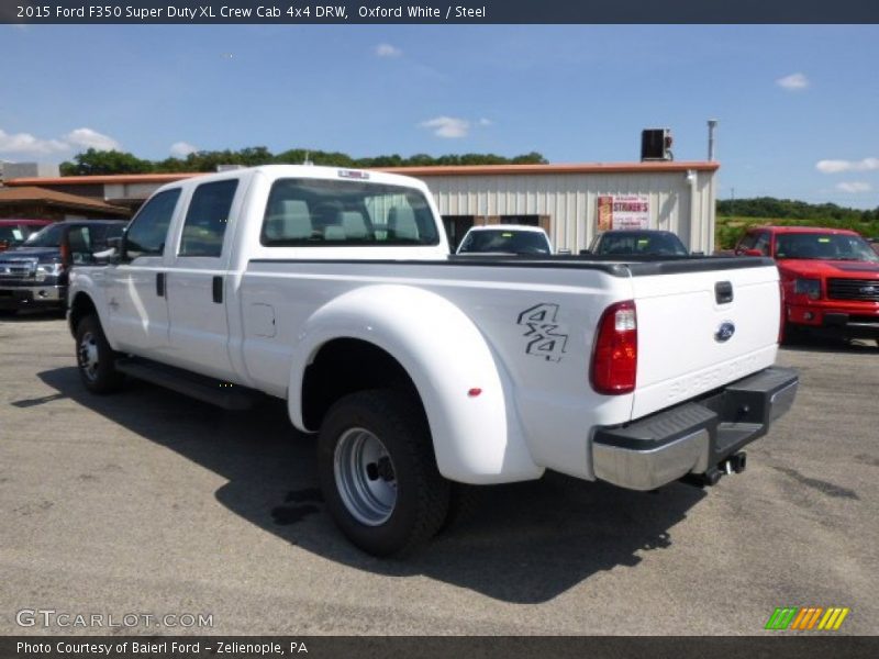 Oxford White / Steel 2015 Ford F350 Super Duty XL Crew Cab 4x4 DRW