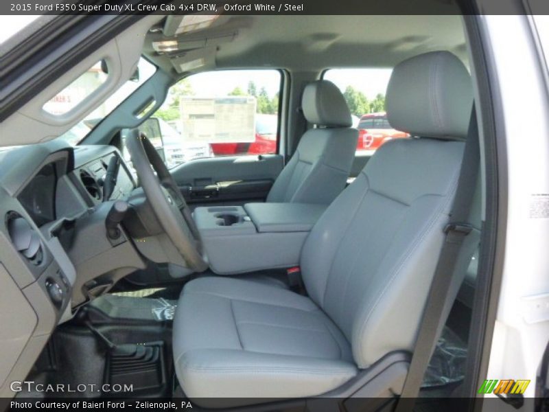 Oxford White / Steel 2015 Ford F350 Super Duty XL Crew Cab 4x4 DRW