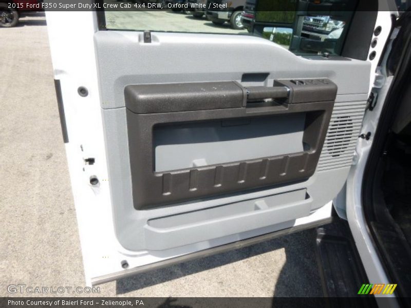 Oxford White / Steel 2015 Ford F350 Super Duty XL Crew Cab 4x4 DRW