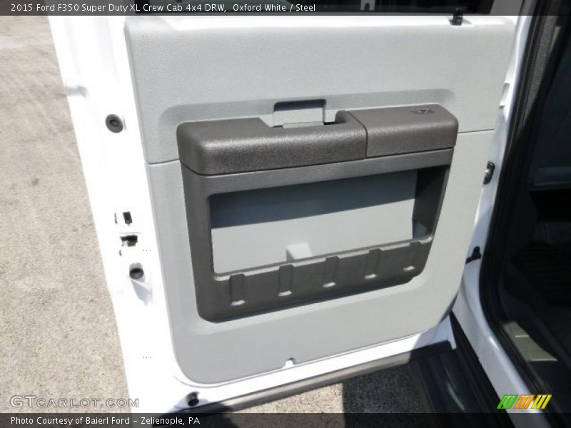 Oxford White / Steel 2015 Ford F350 Super Duty XL Crew Cab 4x4 DRW