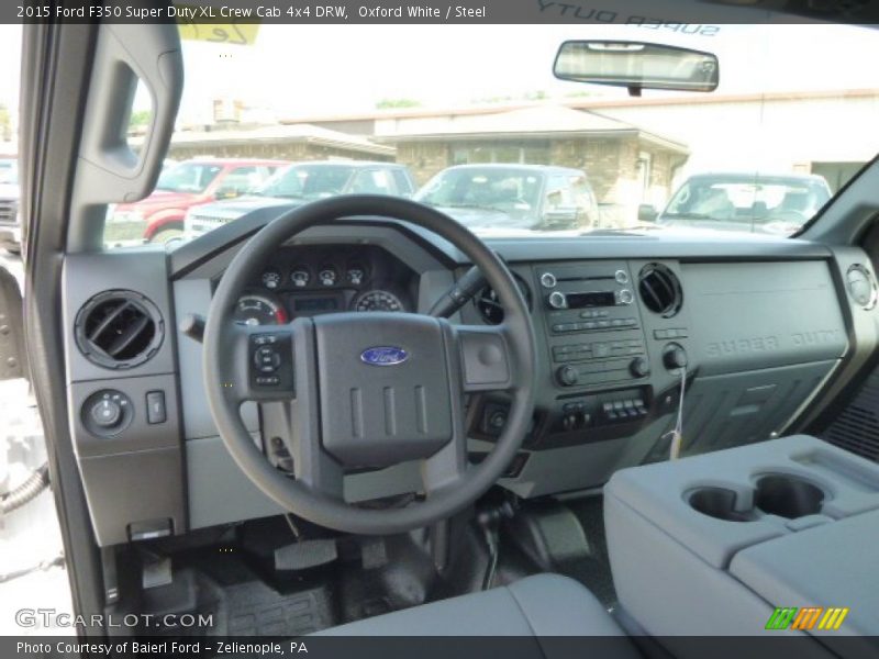 Oxford White / Steel 2015 Ford F350 Super Duty XL Crew Cab 4x4 DRW