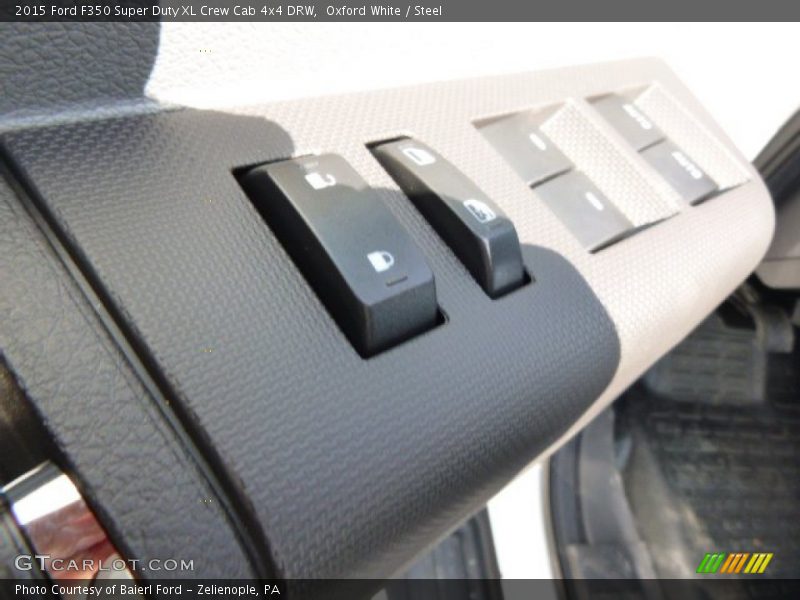 Oxford White / Steel 2015 Ford F350 Super Duty XL Crew Cab 4x4 DRW